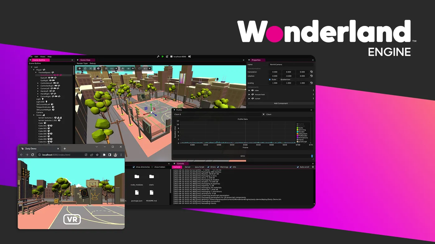 Новый движок Wonderland Engine для VR-приложений